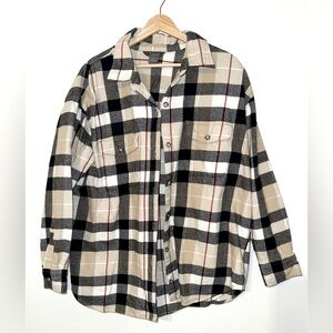 Natural Reflections Plaid Shacket